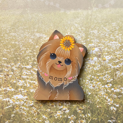 ヨークシャーテリア 愛犬 ankoわんこシリーズ　バッグチャーム 19b4c30e4a4568bf2b7119e17fb590