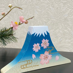 新作】富士山 オブジェ【春】【桜】【富士山】【和】【和風