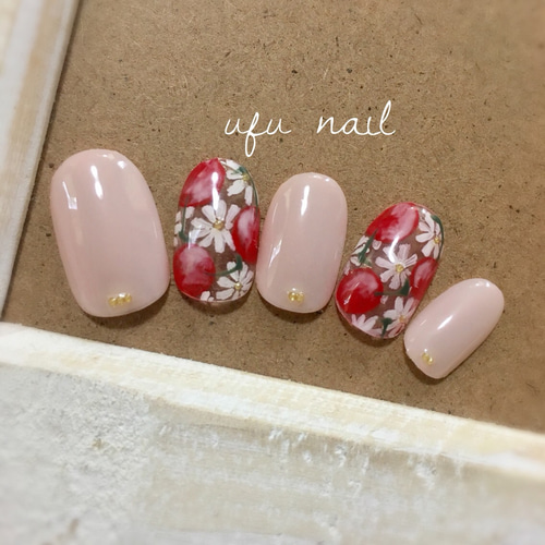 大人可愛い♡さくらんぼネイル ネイルチップ（つけ爪） ufu-nail 通販