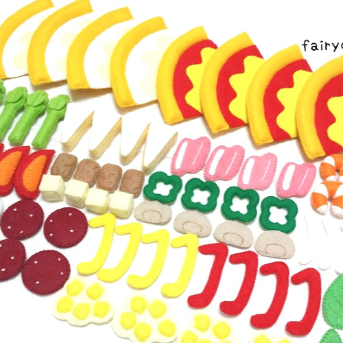 34 フェルトままごと ピザ屋さん オーダーページ 34 フェルトままごと