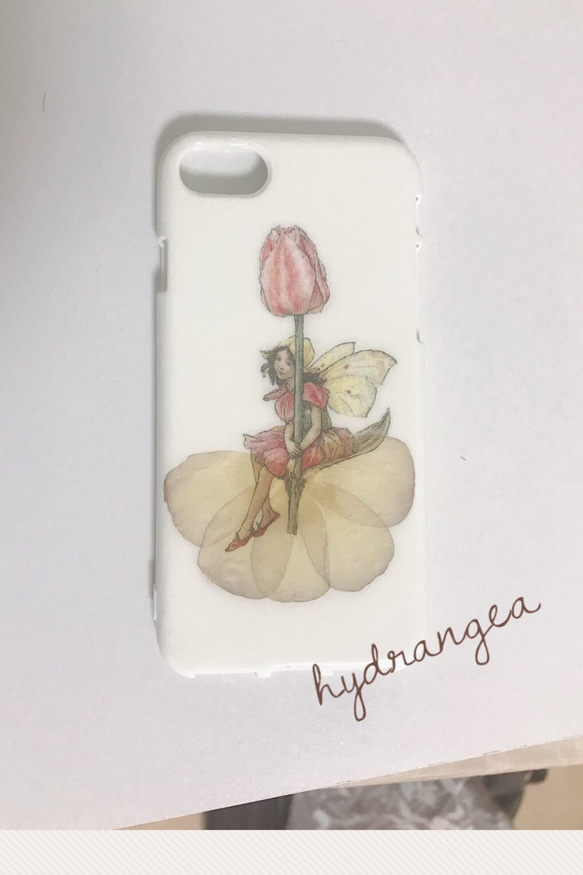 押し花ケースiPhone【フェアリー】 1枚目の画像