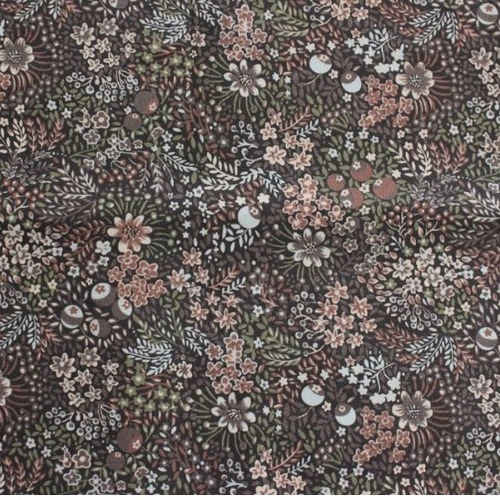 リバティのギャザースカート【エルダーベリー】 フレアスカート 紫陽花  