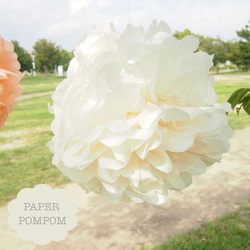 PAPER POMPOM　（１set 3コ） 2枚目の画像