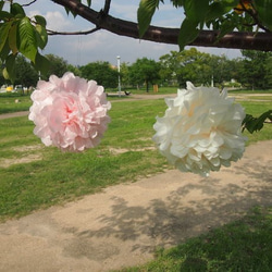 PAPER POMPOM　（１set 3コ） 3枚目の画像