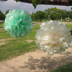 PAPER POMPOM　（１set 3コ） 4枚目の画像