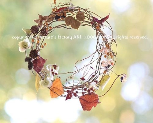 山暮らし 自然素材リース 0_ce41d8d4314d365d3144309fbf68