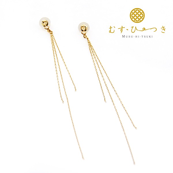 K10 ピアス タッセルキャッチ バックキャッチ チェーンキャッチ ペア 38-72mm