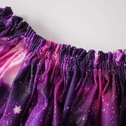 宇宙柄　ストレッチスカート 3枚目の画像