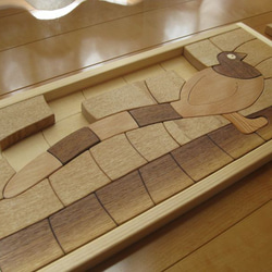 木製パズル(山鳥)大 1枚目の画像