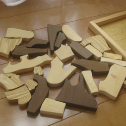 木製パズル(しろくま) 3枚目の画像