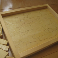 木製パズル(しろくま) 4枚目の画像