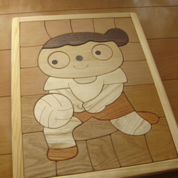 木製パズル(バレーボール) 2枚目の画像