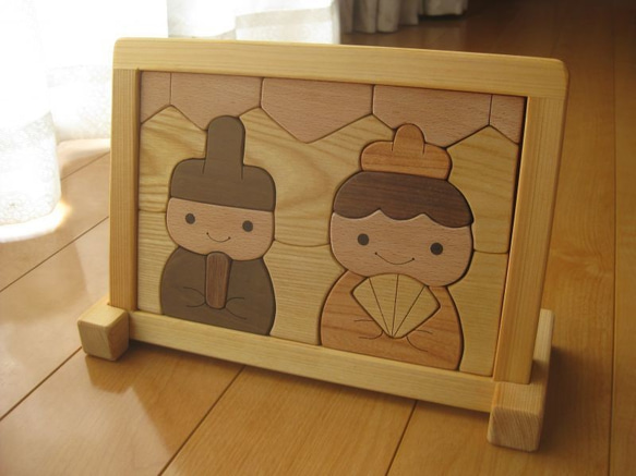 みい様予約品』木製パズル(お雛様) おもちゃ・人形 杢りん 通販