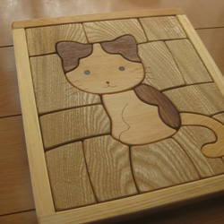 木製パズル(ねこ) 1枚目の画像