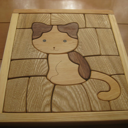 木製パズル(ねこ) 4枚目の画像