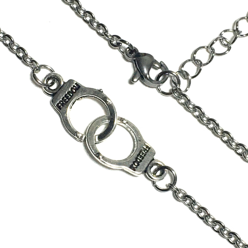 968.ハンドカフス、ミニダブル手錠のネックレス、ブレスレットに