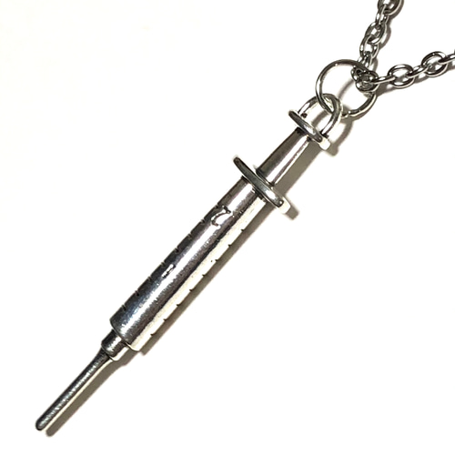 722.大きな注射器のネックレス ネックレス・ペンダント 722.大きな注射器のネックレス ネックレス・ペンダント