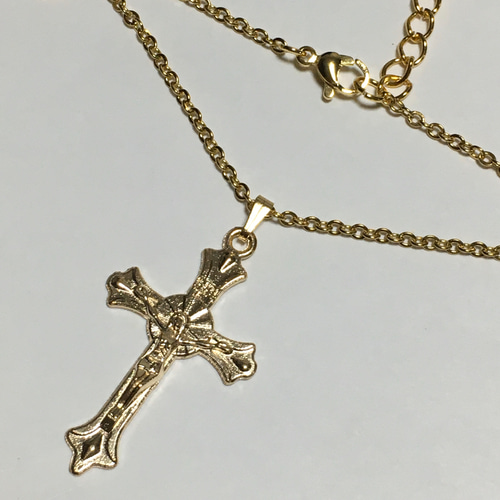 939.INRI、イエスキリスト磔刑クロスのネックレス、マット 939.INRI、イエスキリスト磔刑クロスのネックレス、マット