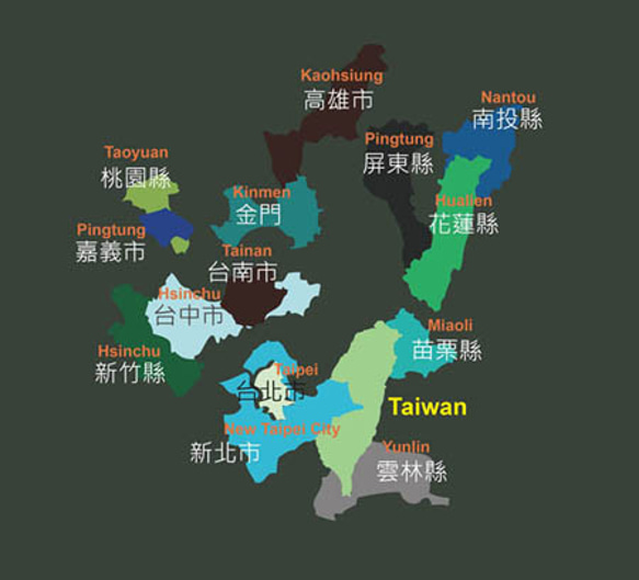 台湾迷彩マップシリーズシルクスカーフ100％シルクC02-2 5枚目の画像