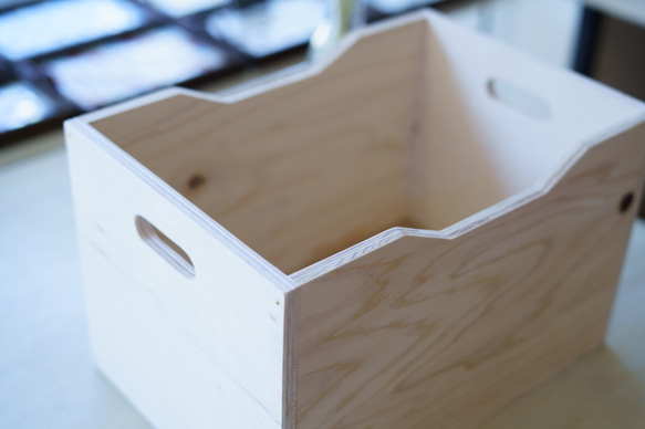 木製　万能収納BOX ウッドボックス　〜ラワン〜　SDGs 2枚目の画像