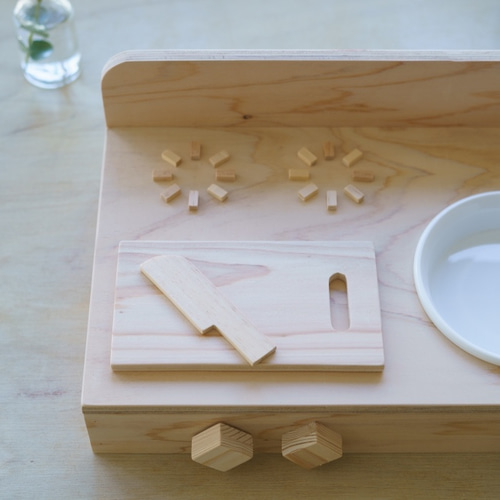 ハンドメイド☆卓上ミニキッチン 通販ベビー・キッズ - ハンドメイド☆卓上ミニキッチン