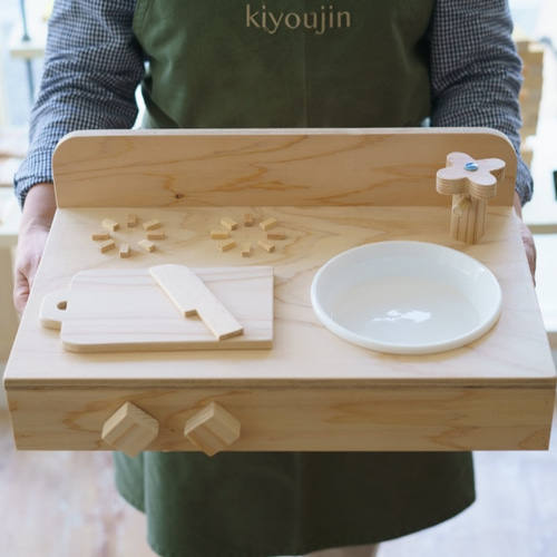 ハンドメイド☆卓上ミニキッチン 卓上 おままごとキッチン 【受注生産】 - okamoto craft store | minne