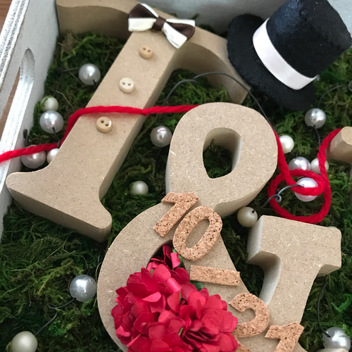 MA様確認用☆イニシャルオブジェ