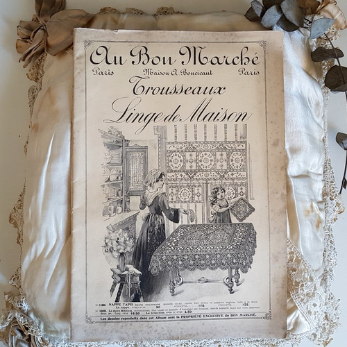 パターンメーカー　マヌカン / フランス・1900年前後 / アンティーク フランスアンティーク 1900年前後 Au Bon Marché Paris カタログ