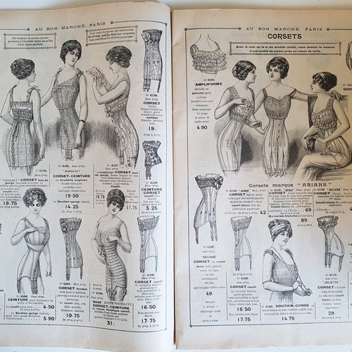 フランスアンティーク 1900年前後 Au Bon Marché Paris カタログ