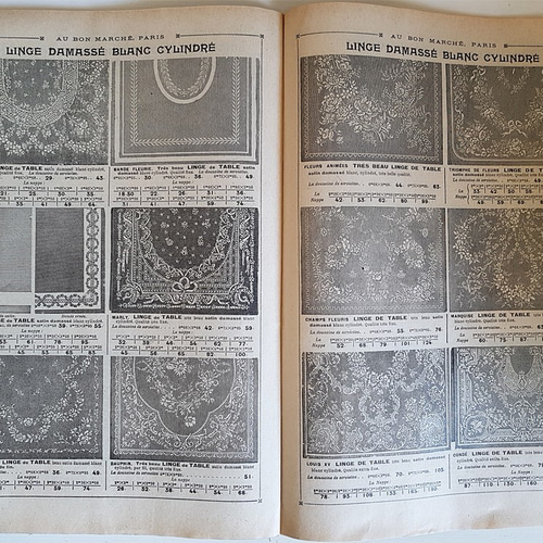 フランスアンティーク 1900年前後 Au Bon Marché Paris カタログ