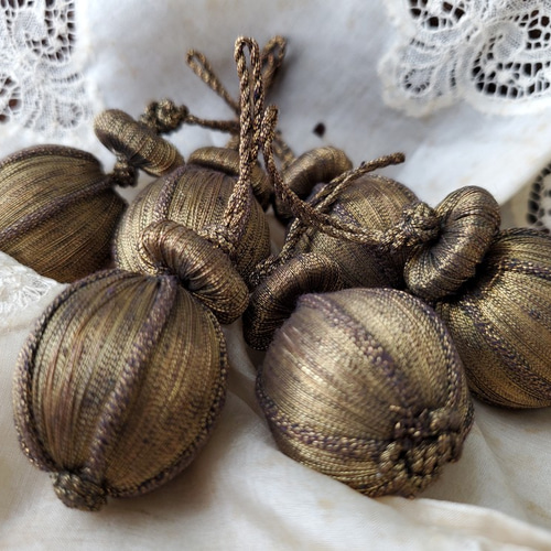 フランスアンティーク パスマントリー 飾りひも Pendeloque その他素材