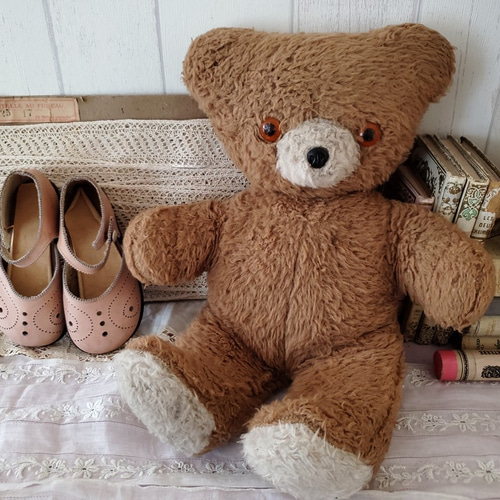 60年代手作りアンティーククマさん人形 宅配買取】チルターン 60's アンティークベアほかぬいぐるみ多数