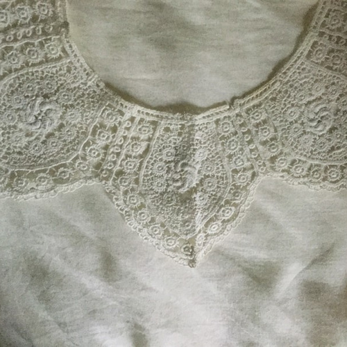 フランスアンティークレース　手刺繍　ベビー　子供用　レース襟 フランスアンティークレース 手刺繍 ベビー 子供用 レース襟