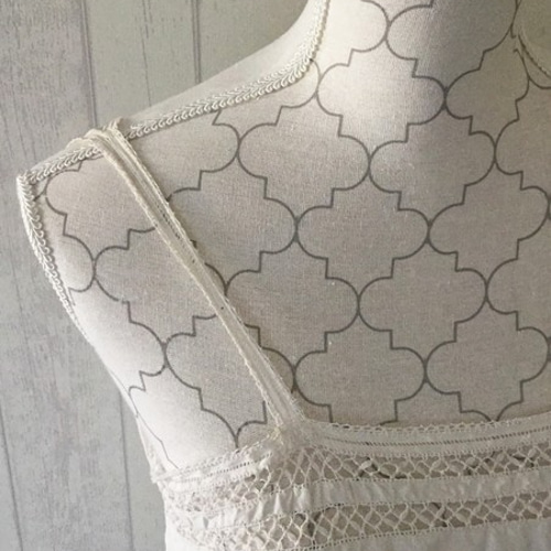 フランスアンティーク コットン キャミワンピース ワンピース Mon  