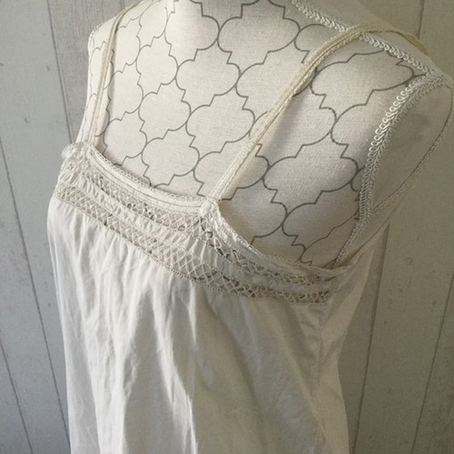 フランスアンティーク コットン キャミワンピース ワンピース Mon  