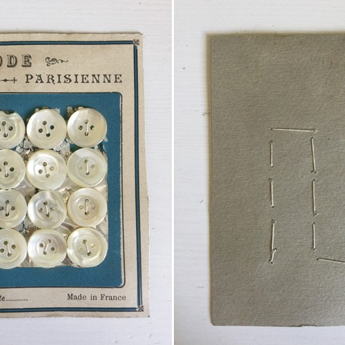 フランスアンティークメルスリー生地 フランスアンティーク メルスリーセットA レース Mon Atelier