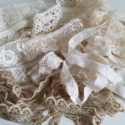 フランスアンティークレースクロス　モチーフ色々セット フランスアンティーク レースセット レース Mon Atelier COUTURE