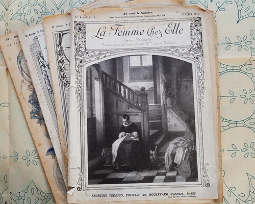 その他 ELLE French 15 JUILLET 1965 フランスアンティーク女性誌 La Femme Chez Elle 1915 Février その他