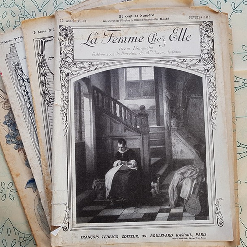 フランスアンティーク女性誌 La Femme Chez Elle 1915 Février その他