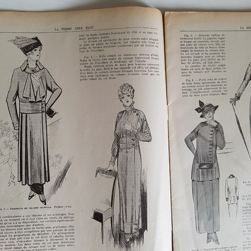 フランスアンティーク女性誌 La Femme Chez Elle 1915 Février その他