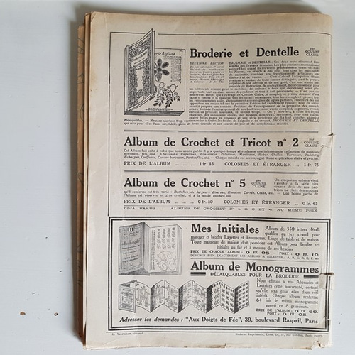 フランスアンティーク女性誌 La Femme Chez Elle 1915 Février その他