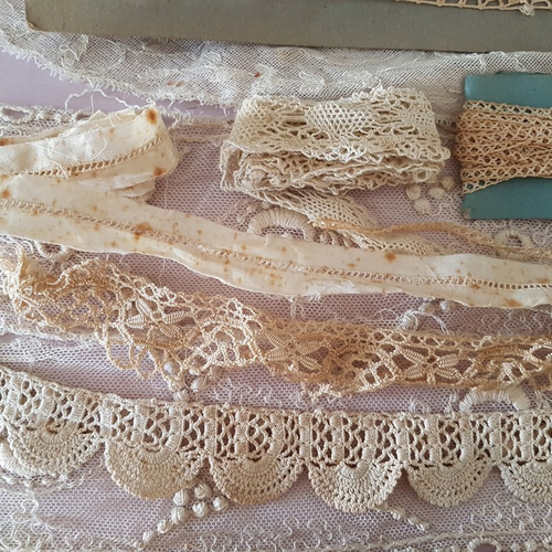 フランスアンティーク レース5点セット レース Mon Atelier