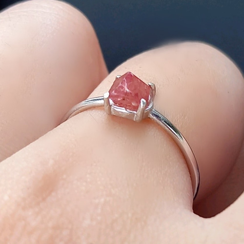 レッドスピネル　フリーサイズ　925　リング 245-01.jpg