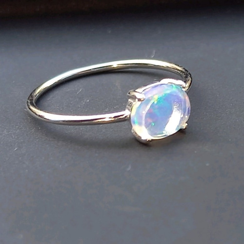 トムウッド リング 指輪 シルバー オパール opal 青