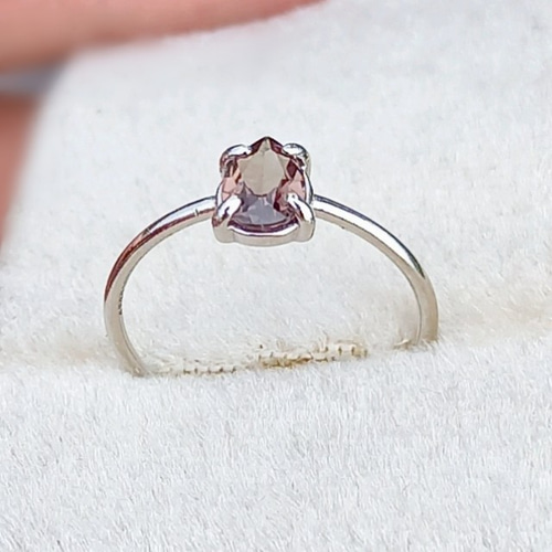 カラーチェンジガーネットのsilver925リング 11号 シルバーリング