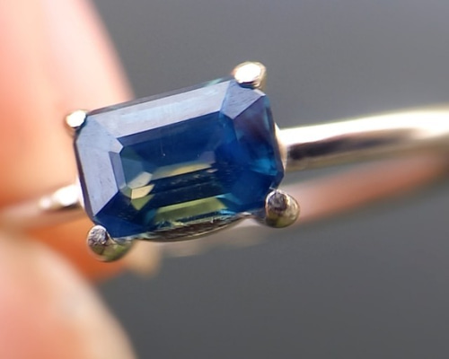 イエローサファイアリング　silver925 St.Michael&イエローサファイア&ダイヤモンド シルバー&18KYG