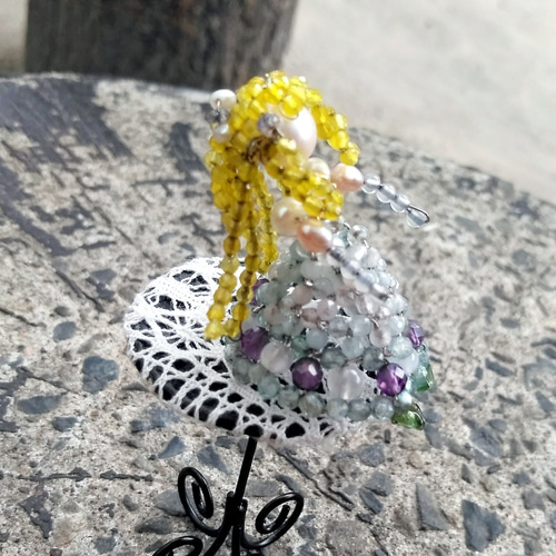 宝石のビーズドール 天然石 その他人形 ORISYOKU 通販 9660117｜Creema