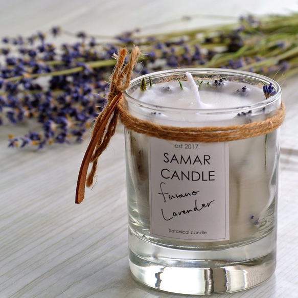 富良野ラベンダーボタニカルキャンドル-SAMAR CANDLE-　 3枚目の画像