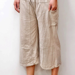 泰北清邁手製 / 春夏限定服裝 - 植物染七分褲 第1張的照片