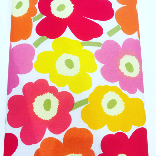 marimekko マリメッコ ウニッコ 赤オレンジ黄色 ファブリックボード